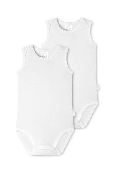 Schiesser Baby Bodies 2er-Pack Basic Kids Body Langarm Kurzarm Body