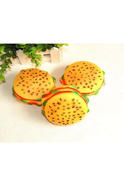 MadPet Evcil Hayvan Sesli Hamburger Modelli Köpek Isırma Oyuncağı