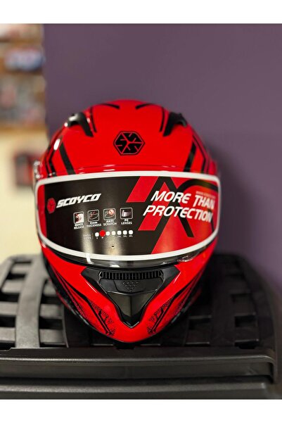 CRN FF-868 AZREAL ÇENE AÇILIR POLİMER ALAŞIM DOT -CE ONAYLI MOTORSİKLET KASKI