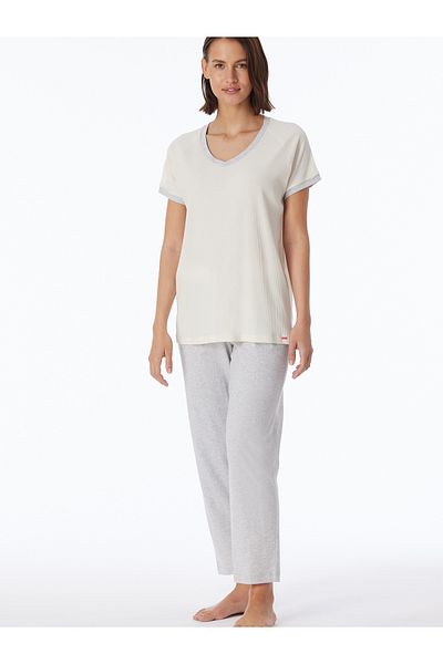 Schiesser Pyjama Casual Nightwear Schlafanzug Schlafmode Bequem