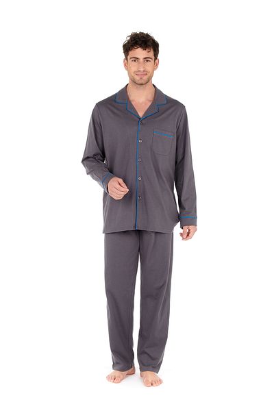 HOM Long Sleepwear Samena Schlafanzug Pyjama Schlafmode Bequem