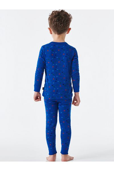 Schiesser Pyjama Wild Animals Schlafanzug Pyjama Schlafmode Bequem