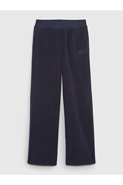 GAP Kız Çocuk Lacivert Gap Arch Logo Fleece Eşofman Altı