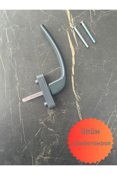 ÖZFIRAT PVC YAPI 2 bucăți mâner de fereastră din aluminiu antracit