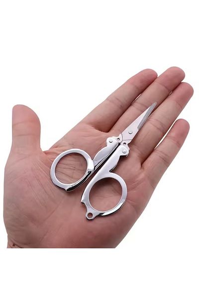 BOHONEST Folding Mini Scissors - Pocket Travel Embroidery Grooming Scissors - 9 cm