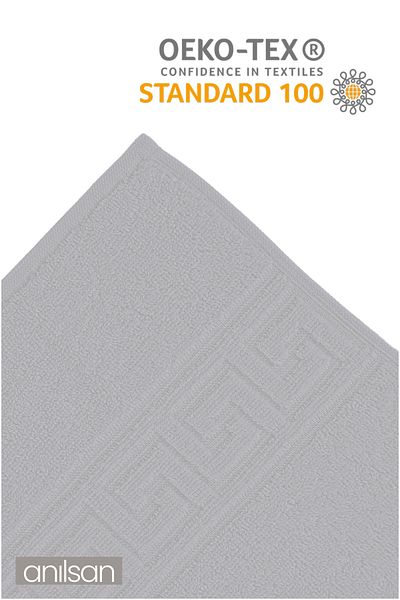 Anılsan Set of 6 Grey Greek Towels - Hand, Bath and Foot Towels 50X90, 70X140, 50X70