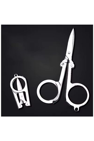 BOHONEST Folding Mini Scissors - Pocket Travel Embroidery Grooming Scissors - 9 cm