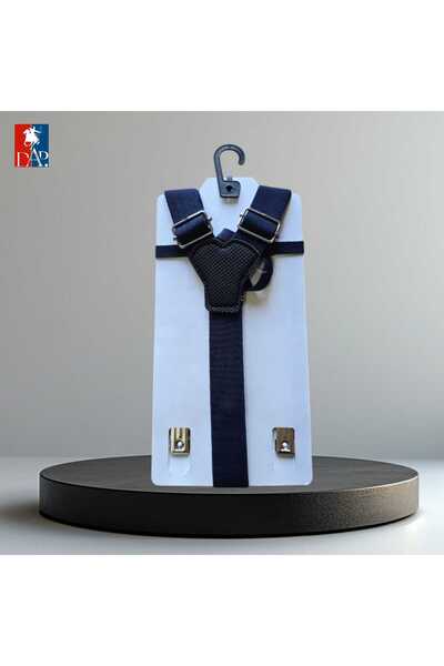 DAPWEAR'S KIDS Dapwear's Adjustable Trouser Strap and Bow Tie Set for Boys (1-9) Years Old