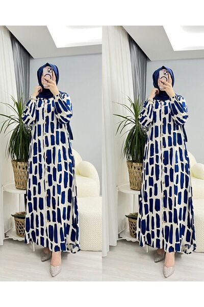 Blackmods Buttoned Viscose Dress