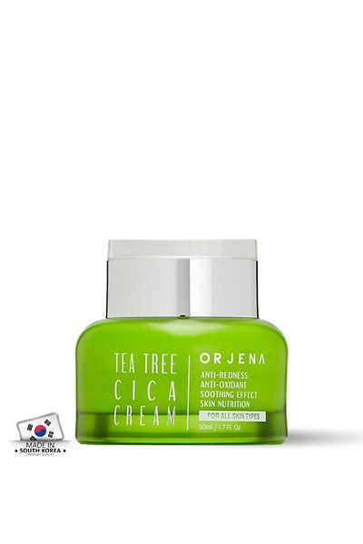 Orjena Tea Tree Cica Cream - Tea Tree Soothing and Moisturizing Cream - 50ml
