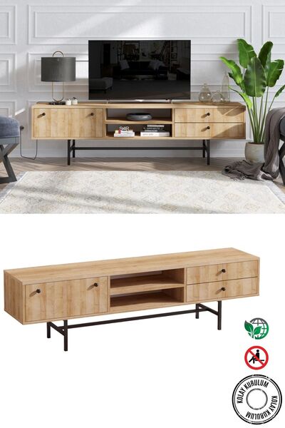 DECORMET Owen Tv Sehpası Safir Meşe