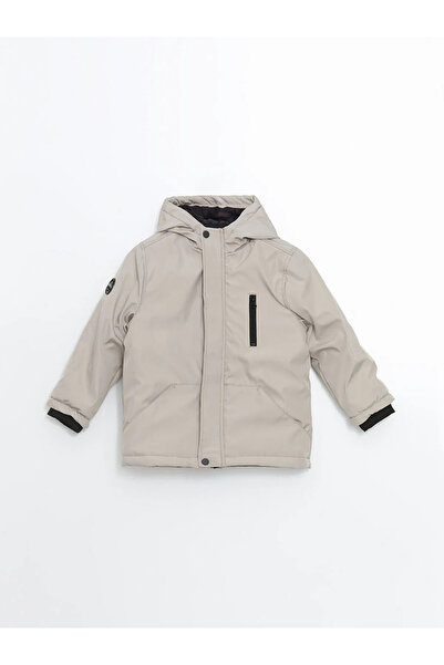 LC Waikiki معطف منتفخ للأولاد باللون الرمادي للأطفال