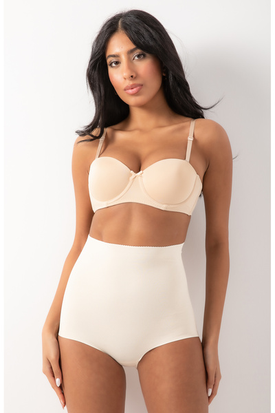 Missvera Κορσέ με λεία επιφάνεια από σιλικόνη, κομμένο με λέιζερ