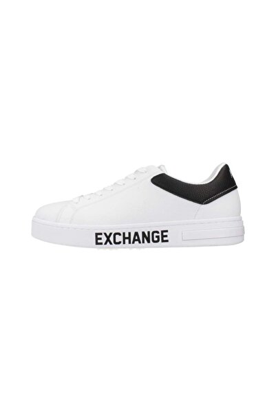 Armani Exchange Erkek Yazı Logo Sneaker - Beyaz