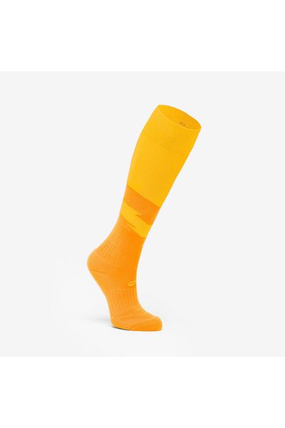 Decathlon Kipsta Children's Football Socks - Orange - Cheetah - Kids Roar