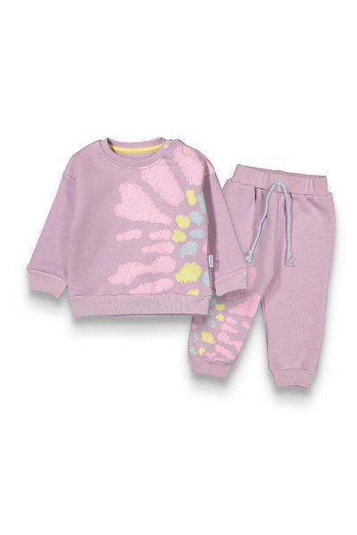 baby flamindo Baby Flamindo Batic Printed 3 Yarn Baby Girl Set