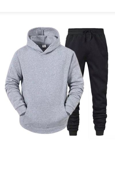 Hunors Sportswear & Company 3 Thread Winter Unisex Tracksuit Set