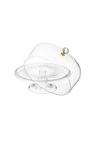 Bin Shihoun Clear Acrylic Cake Stand with Cover