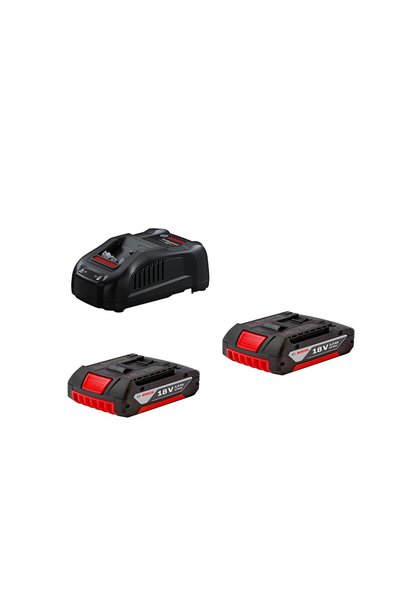 Bosch 18V Başlangıç seti 2x3.0 Ah + GAL 1880 CV
