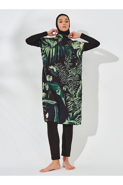 ALFASA Comfortable Hijab Black Swimsuit (Amazon)