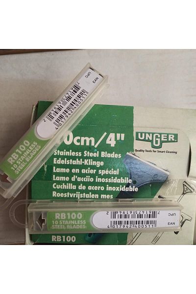 unger Replacement Blade Rb100 Stainless Steel 10 Blades