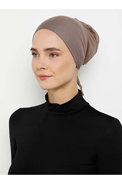 Ecardin Dikişsiz Bone - Koyu Vizon -