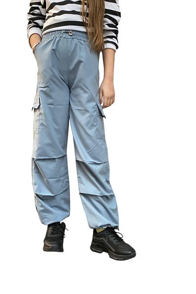 ANGELOS GIRLS Girl's Cargo Pocket Parachute Pants 12126