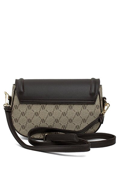 Armine Stylish Mink Dotted Practical Handbag Women's Handbag Mink