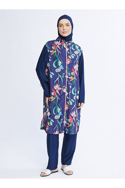 Ranuna Ranuna Multicolored Hijab Swimsuit