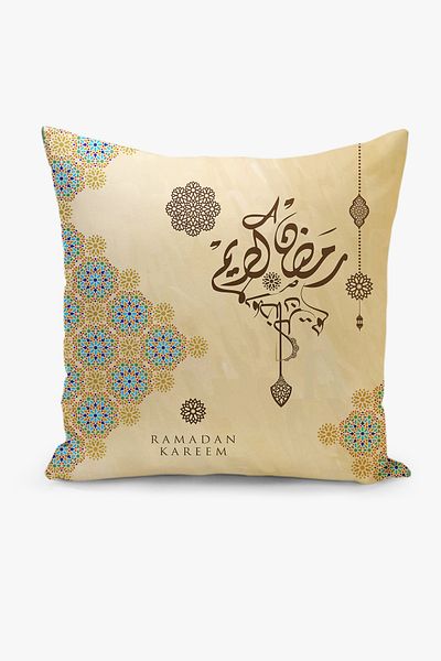 Filamente Set de huse de pernă cu model special Ramadan din 4 piese - imprimate digital pe două fețe
