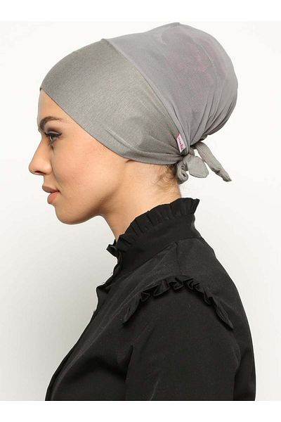 Ecardin Dark Gray Clima Fit Bonnet - Breathable and Anti-Sweat - St 227