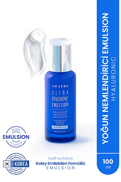 Orjena Ultra Hyaluronic Emulsion - 100ml Smooth, Moisturizing and Repairing Gel