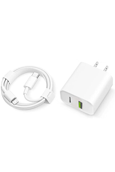 Choice مجموعة شاحن AandC 20 وات شاحن سريع للايفون 13 ميني 12 11 برو 14 برو ما...