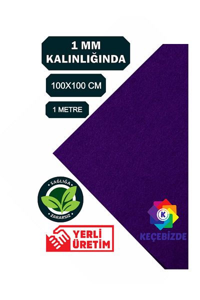 Endüstriyelkesim Thin Felt 1 Mm Thick 1 Mt Purple