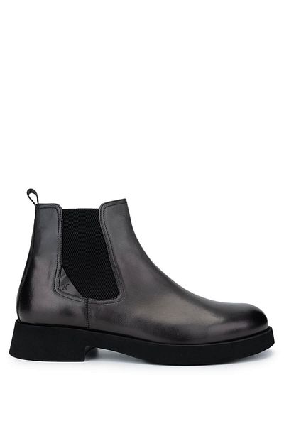 Tamer Tanca Men's Genuine Leather Gray Casual Boots