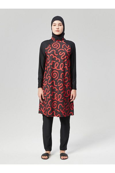 Ranuna Ranuna Multicolored Hijab Swimsuit
