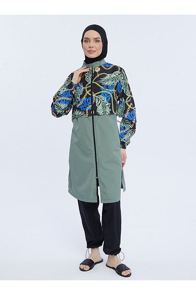 Ranuna Ranuna Multicolored Hijab Swimsuit