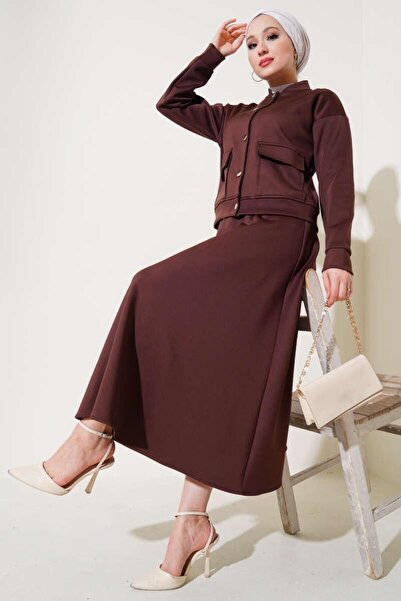 YILMAZBARMAZ Women's Pocket Detailed Scuba Set