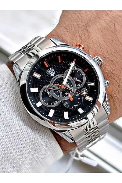 Tiger Men's Wrist Watch with Active Gauge, Calendar