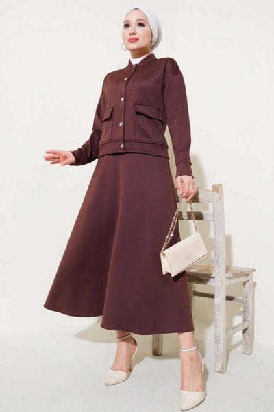 YILMAZBARMAZ Women's Pocket Detailed Scuba Set