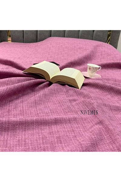 NİVEMESHOME Nivemeshome Purple 200X230 Single Pique Cover Double
