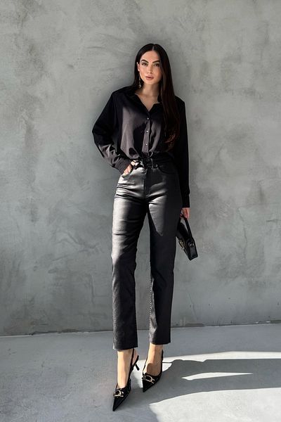 Seda Yalçın Atelier Black Cut-Out Waisted Jeans