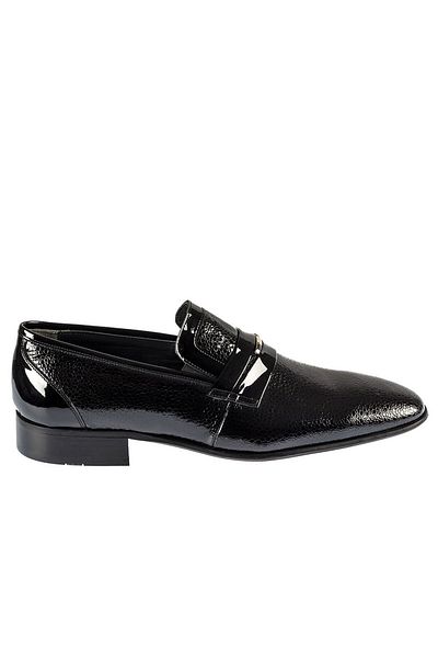 Fosco Black Patent Leather Genuine Leather Classic Men's Shoes 9549 793 430