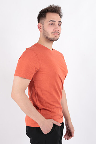 Cazador 4602 Ανδρικό μπλουζάκι με λαιμόκοψη με λαιμόκοψη