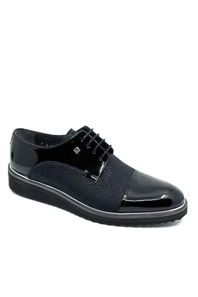 Fosco Black Special Men's Shoes 9010 430 503