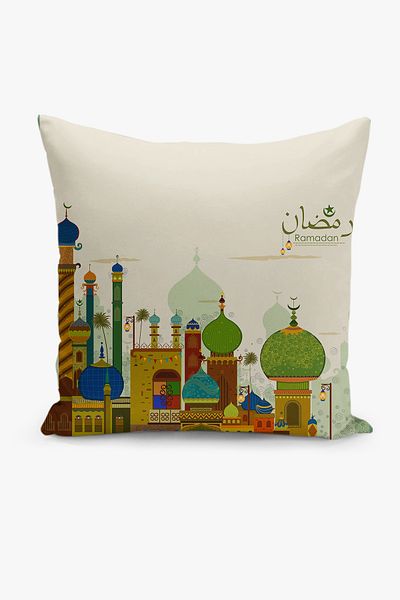 Filamente Set de huse de pernă cu model special Ramadan din 4 piese - imprimate digital pe două fețe