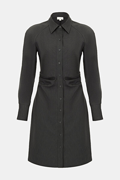 W Collection ANTRASİT MİNİ ELBİSE