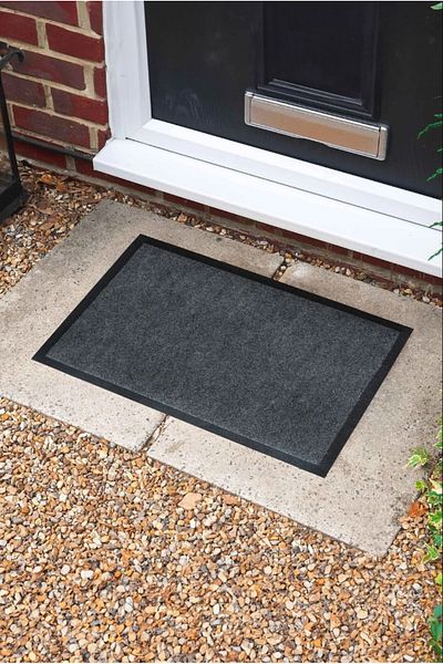Dormot Home Modern Gray Dehumidifier, Dust Catcher Mat, Outdoor Door Front Mat 45X70Cm
