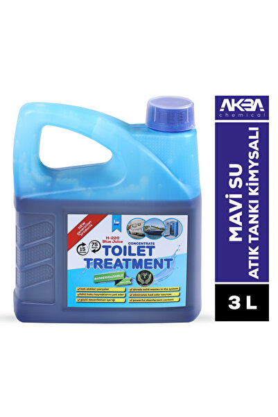 Akba Mavi Su (TOİLET TREATMENT) Atık Tankı Kimyasalı 3 L