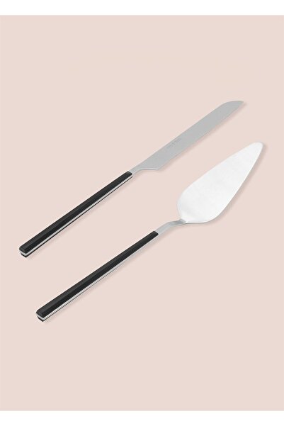 The Mia Silver Bianco Cake Serving Set - 2 Pieces Ckb0251